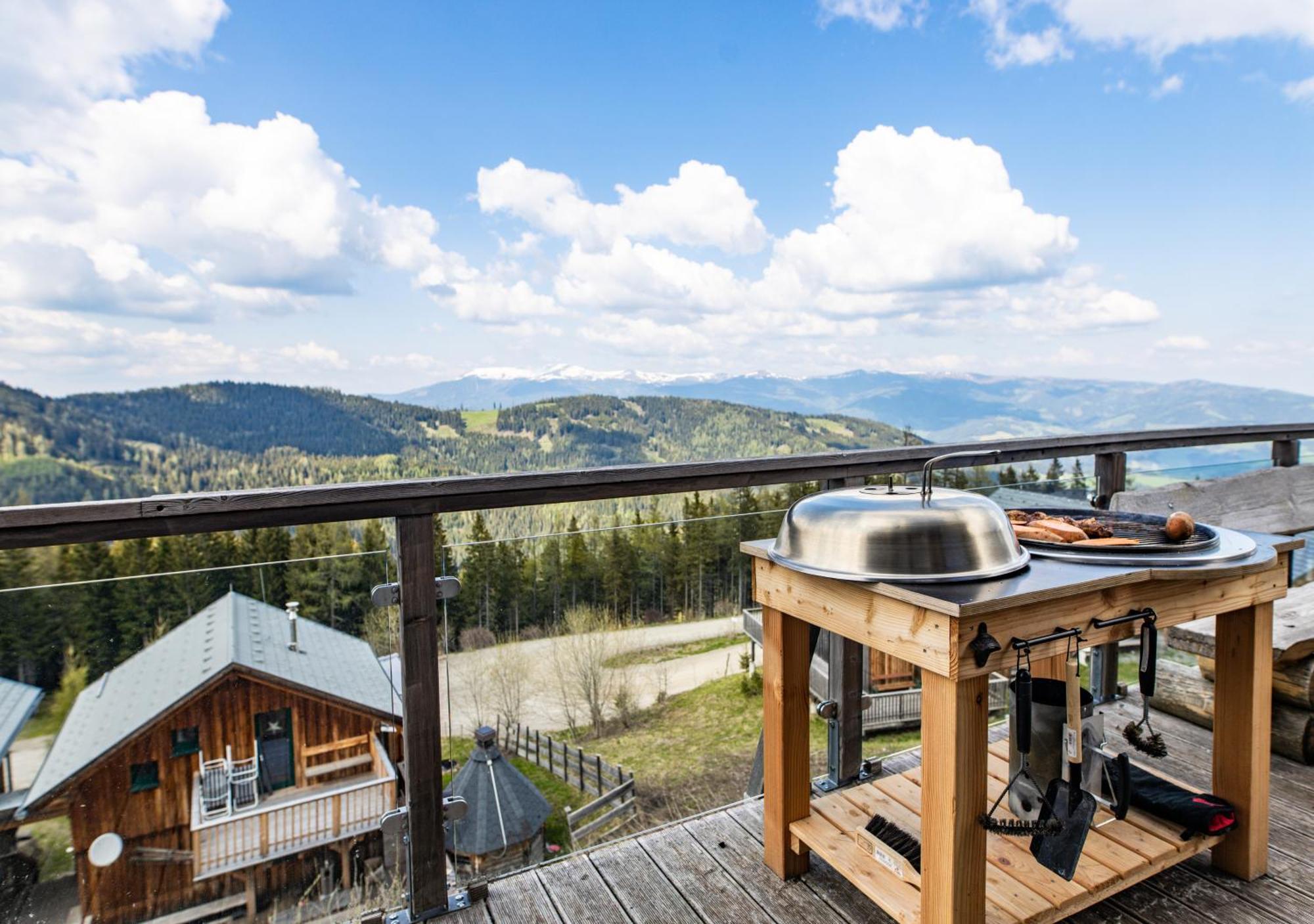 1A Chalet "Wolke" Wandern, Grillen, Wellness Im Traumhaus Wolfsberg Dış mekan fotoğraf