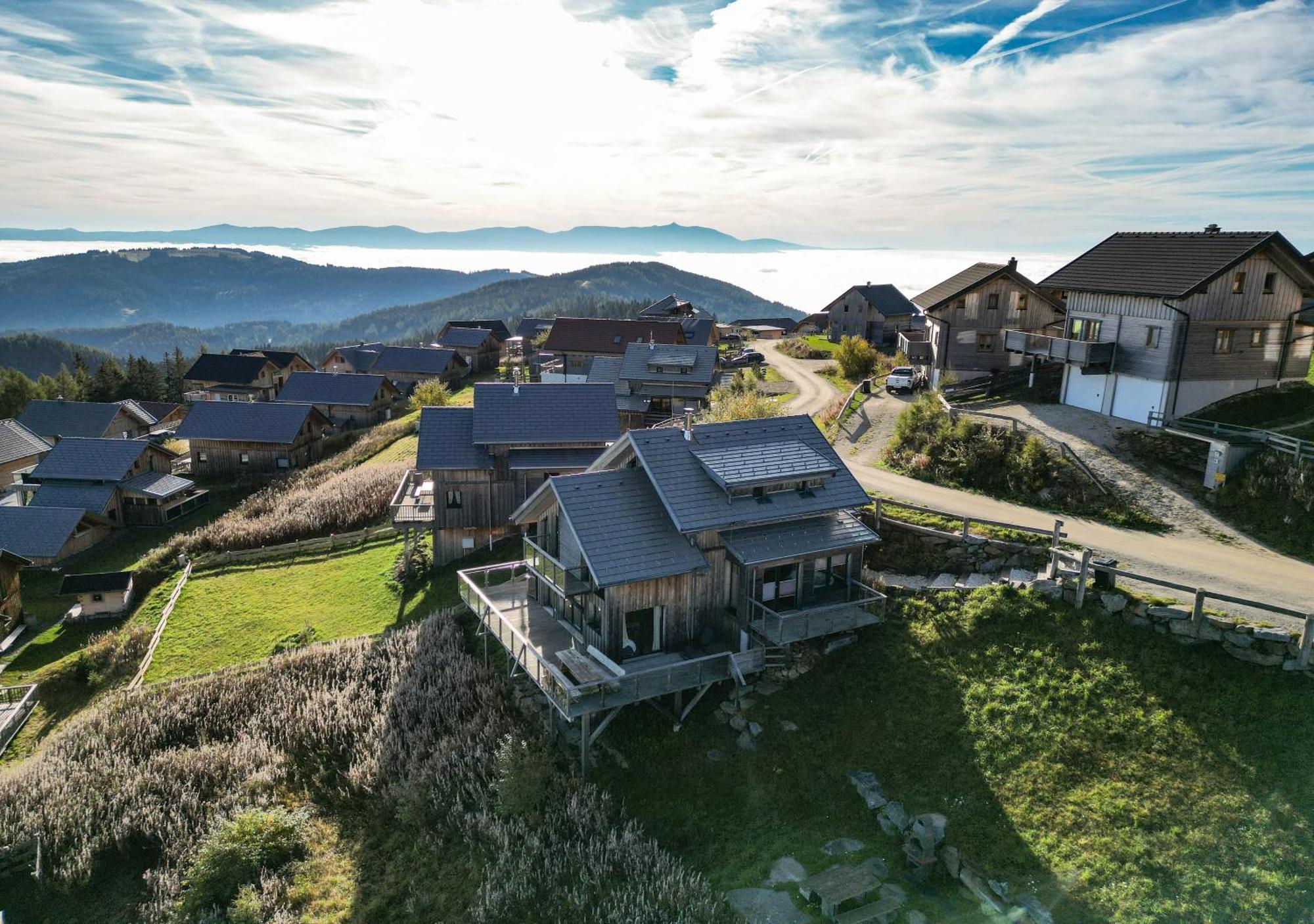 1A Chalet "Wolke" Wandern, Grillen, Wellness Im Traumhaus Wolfsberg Dış mekan fotoğraf