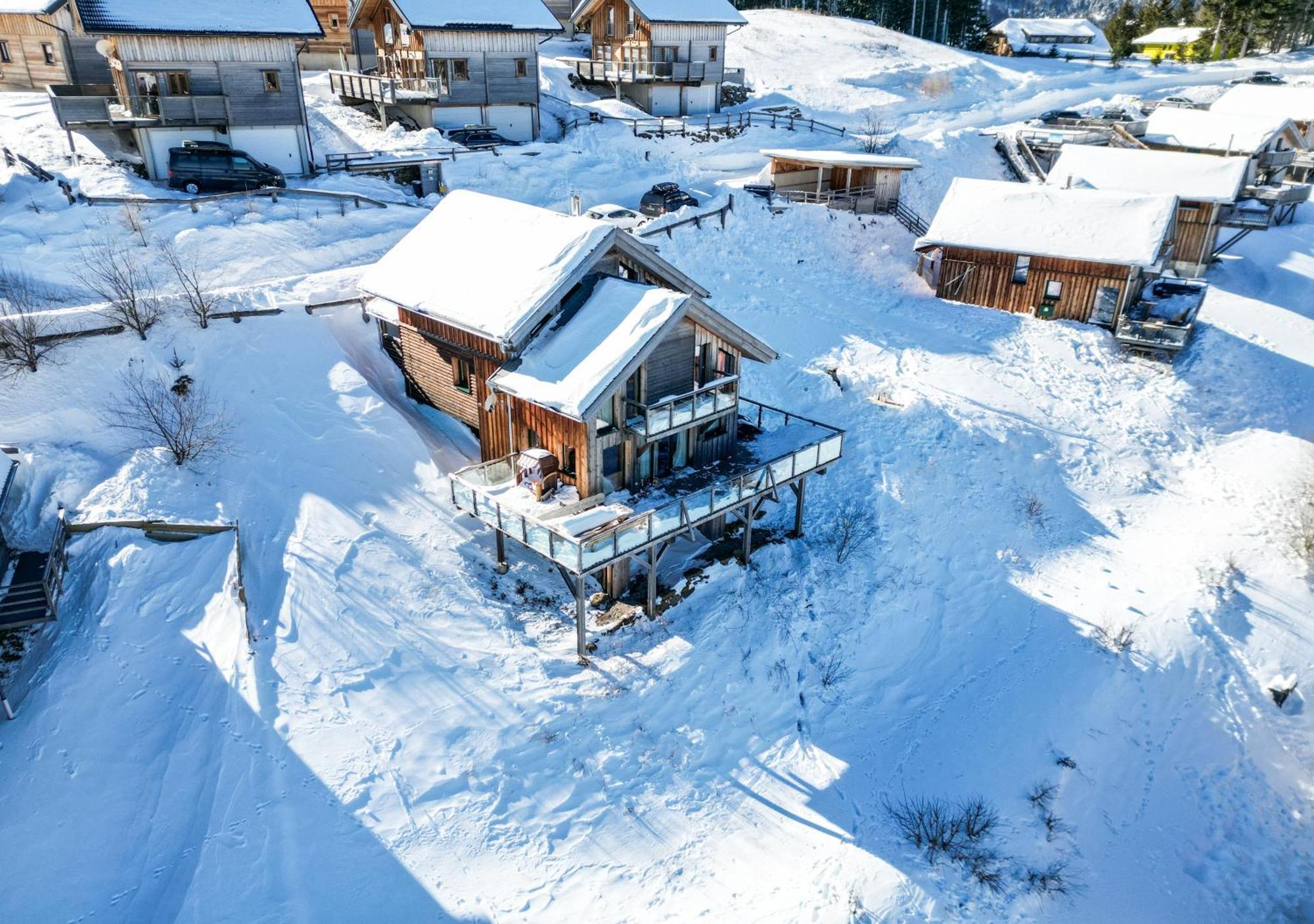 1A Chalet "Wolke" Wandern, Grillen, Wellness Im Traumhaus Wolfsberg Dış mekan fotoğraf